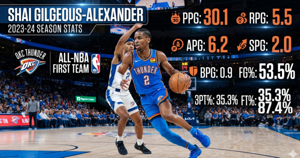 Shai Gilgeous-Alexander Stats