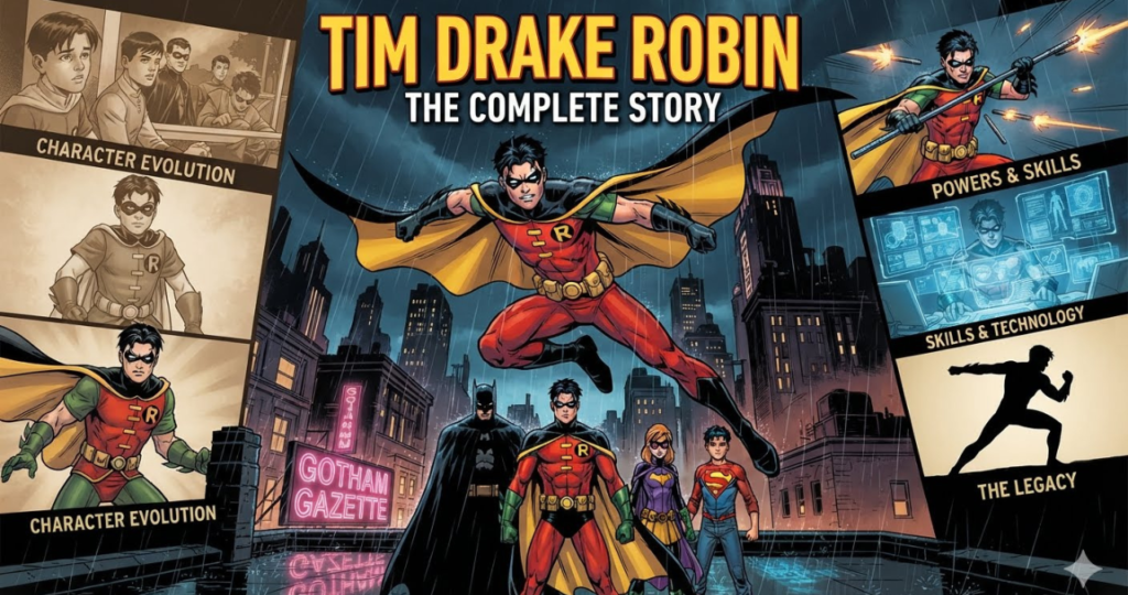Tim Drake Robin: The Complete Story, Character, History, Powers, and Legacy 1 Tim Drake Robin