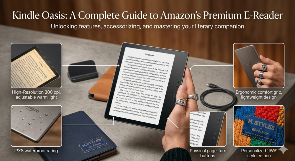 Kindle Oasis: A Complete Guide to Amazon’s Premium E-Reader 1 Kindle Oasis