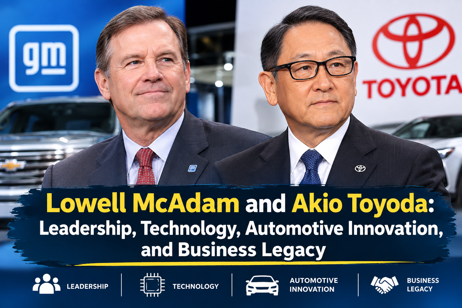 Lowell McAdam and Akio Toyoda