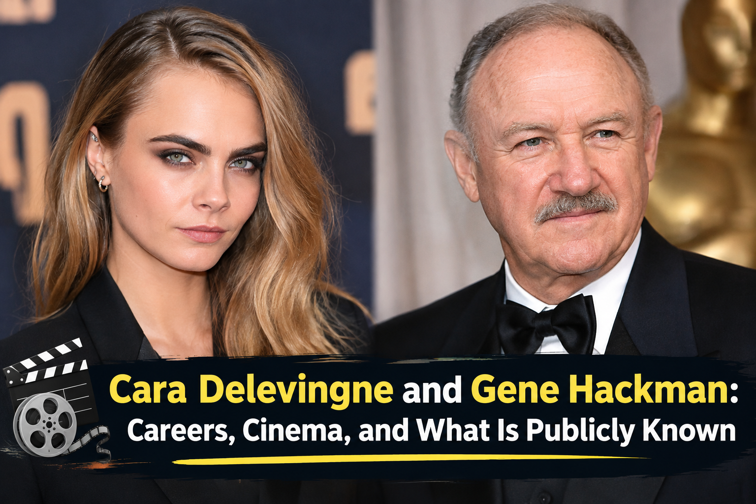 Cara Delevingne and Gene Hackman