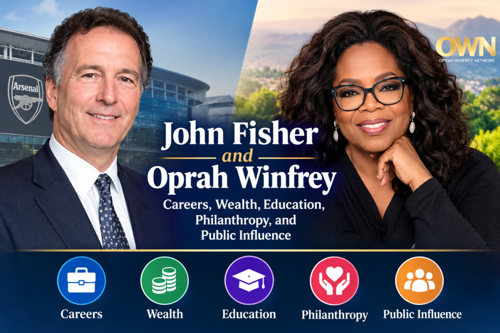 John Fisher and Oprah Winfrey